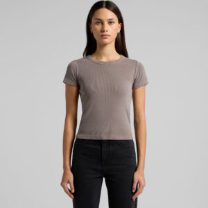 WOS FADED ORGANIC RIB TEE 4036 