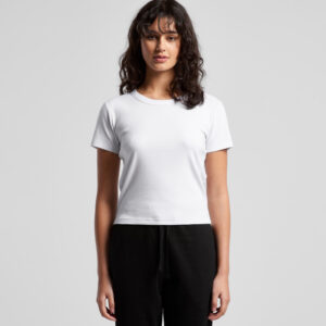 ORGANIC RIB BABY TEE 4074 