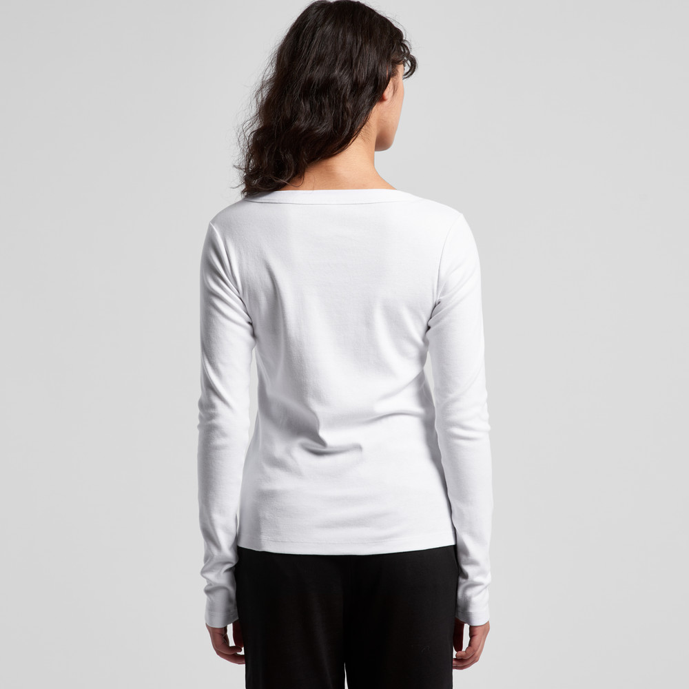 ORGANIC RIB LS TEE 4075