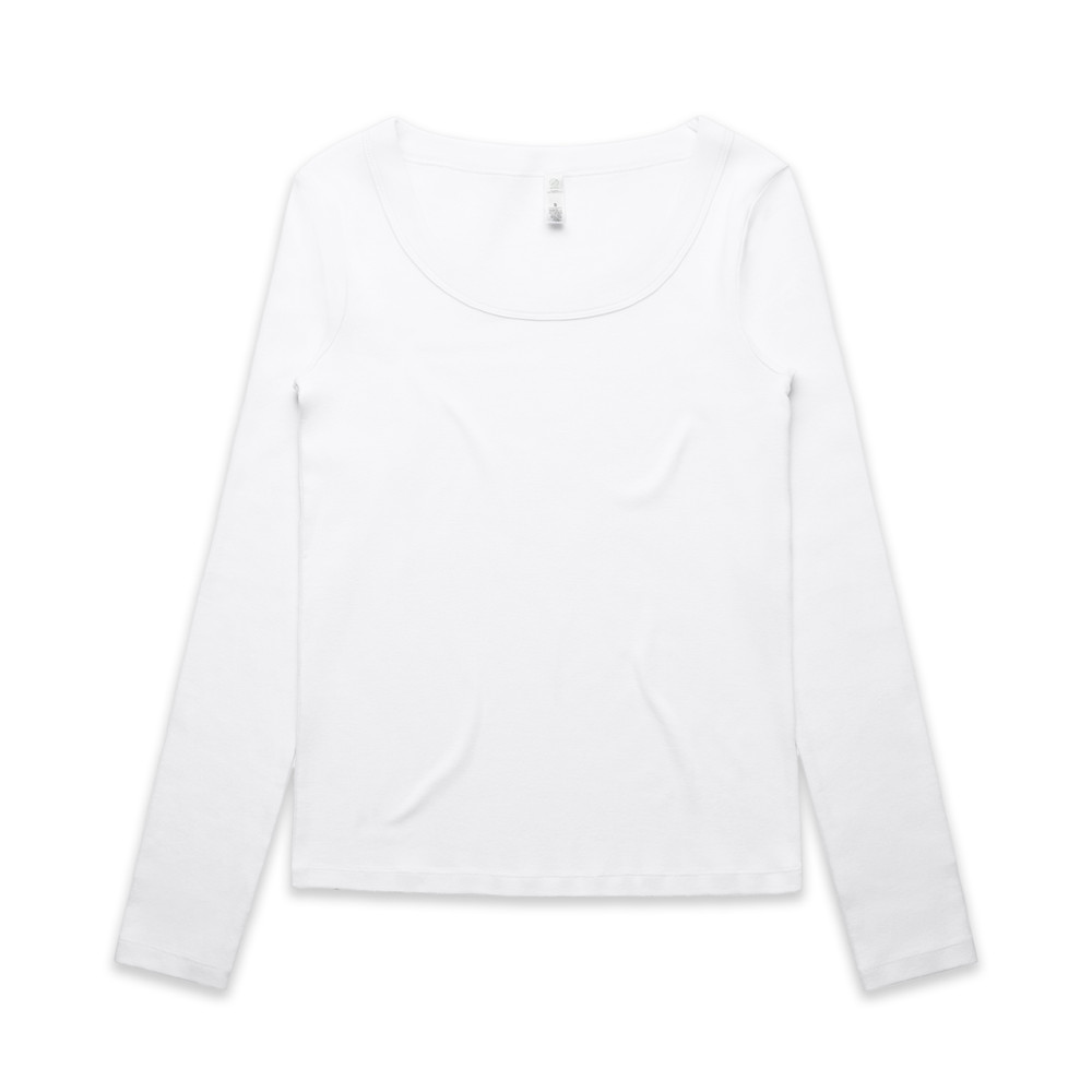 ORGANIC RIB LS TEE 4075