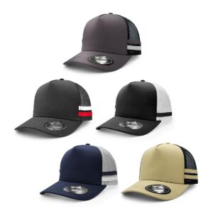 Striped Trucker