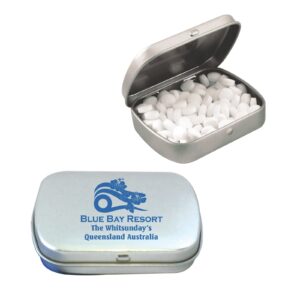 Sugar Free Breath Mints in Silver Tin