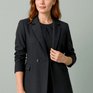 Womens Renew Double Breasted Longline Jacket