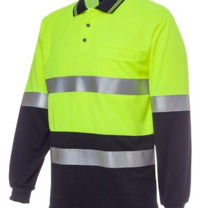 Hi Vis L/S (D+N) Traditional Polo