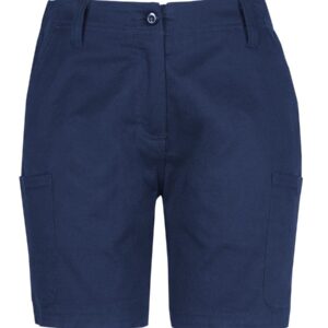 Ladies Multi Pocket Stretch Twill Short
