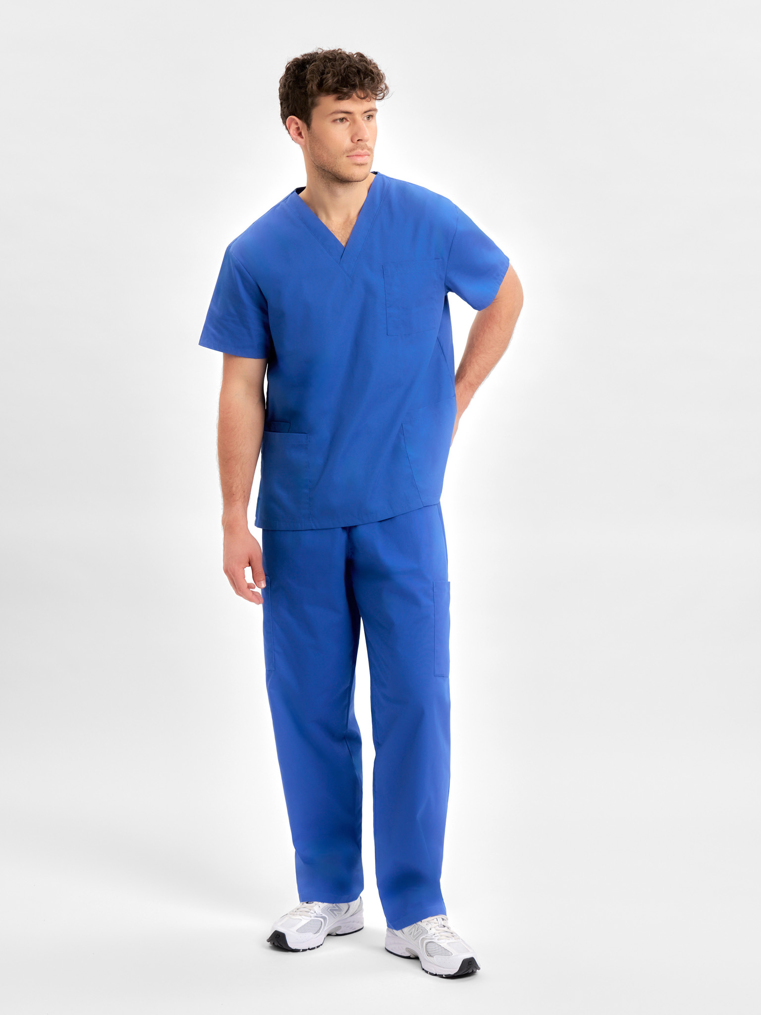 Classic Unisex Scrub Top - Image 2