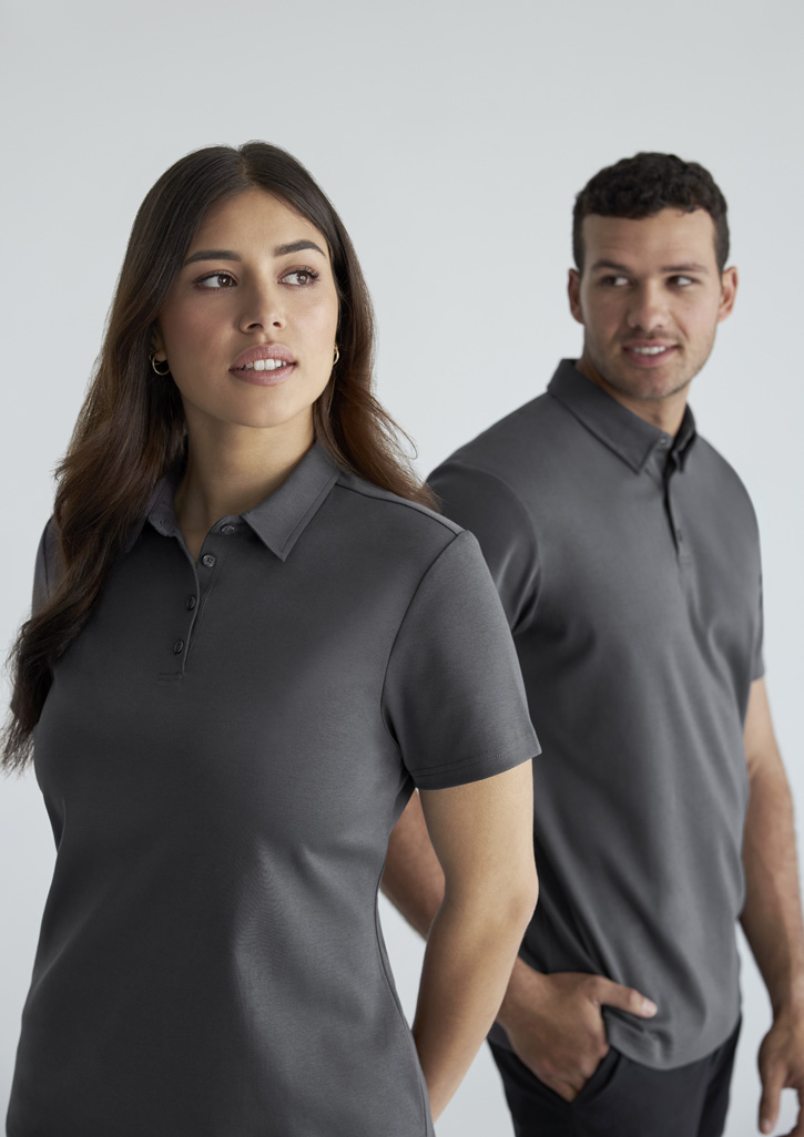 Lotus Mens Short Sleeve Polo - Image 3