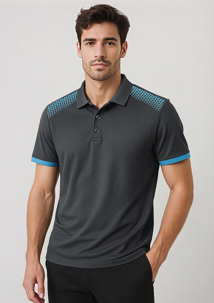 Galaxy Mens Short Sleeve Polo
