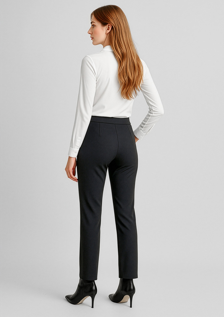 Scuba Ponte Womens Mid-rise Pull-on Pant - Image 3