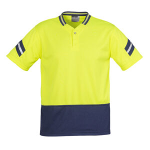 Mens Hi Vis Astro Short Sleeve Polo