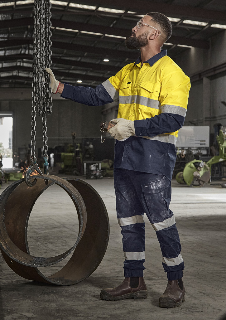 Mens Essential Stretch Taped Cargo Pant - Cuffed - Image 4