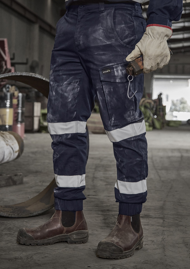 Mens Essential Stretch Taped Cargo Pant - Cuffed - Image 5