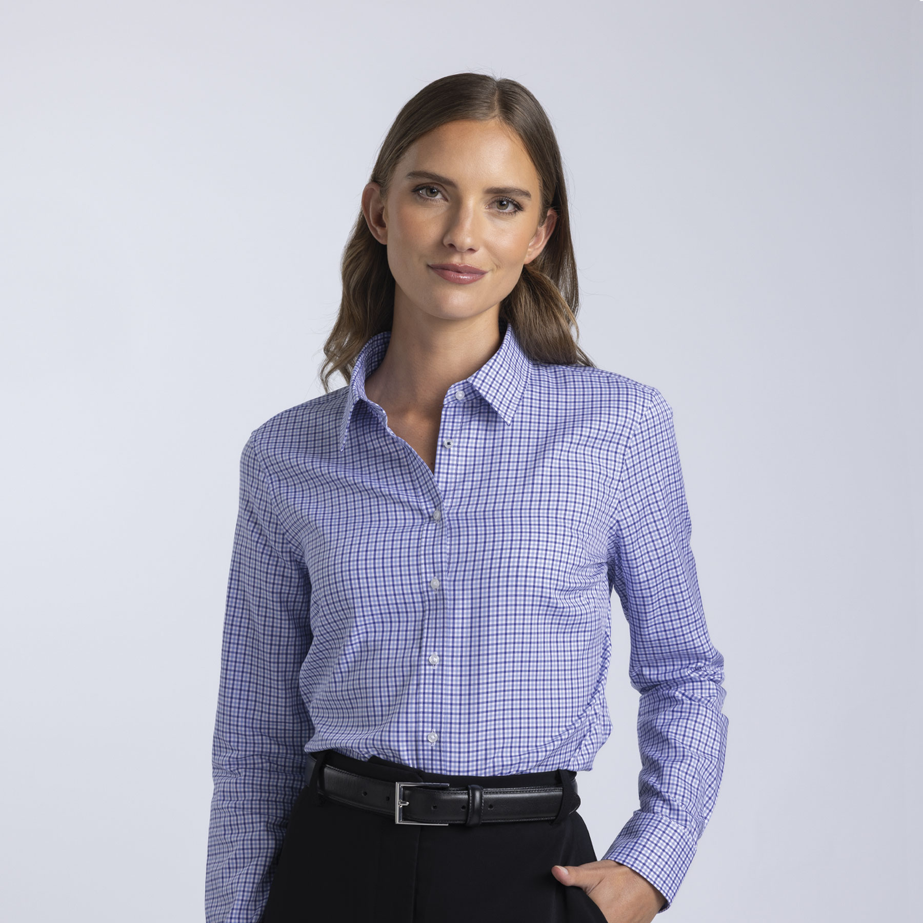 Barkers Corporate Stamford Check Shirt – Womens - Image 3