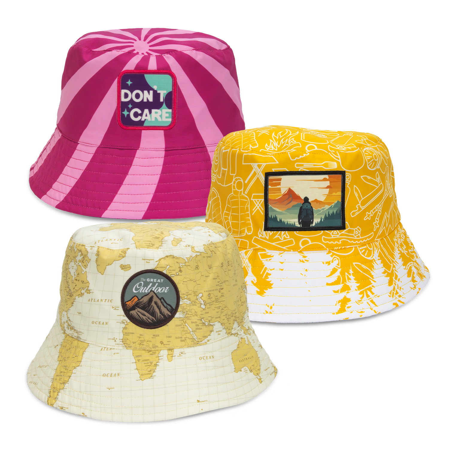 Sonny Custom Bucket Hat with Full Colour Patch - Image 2