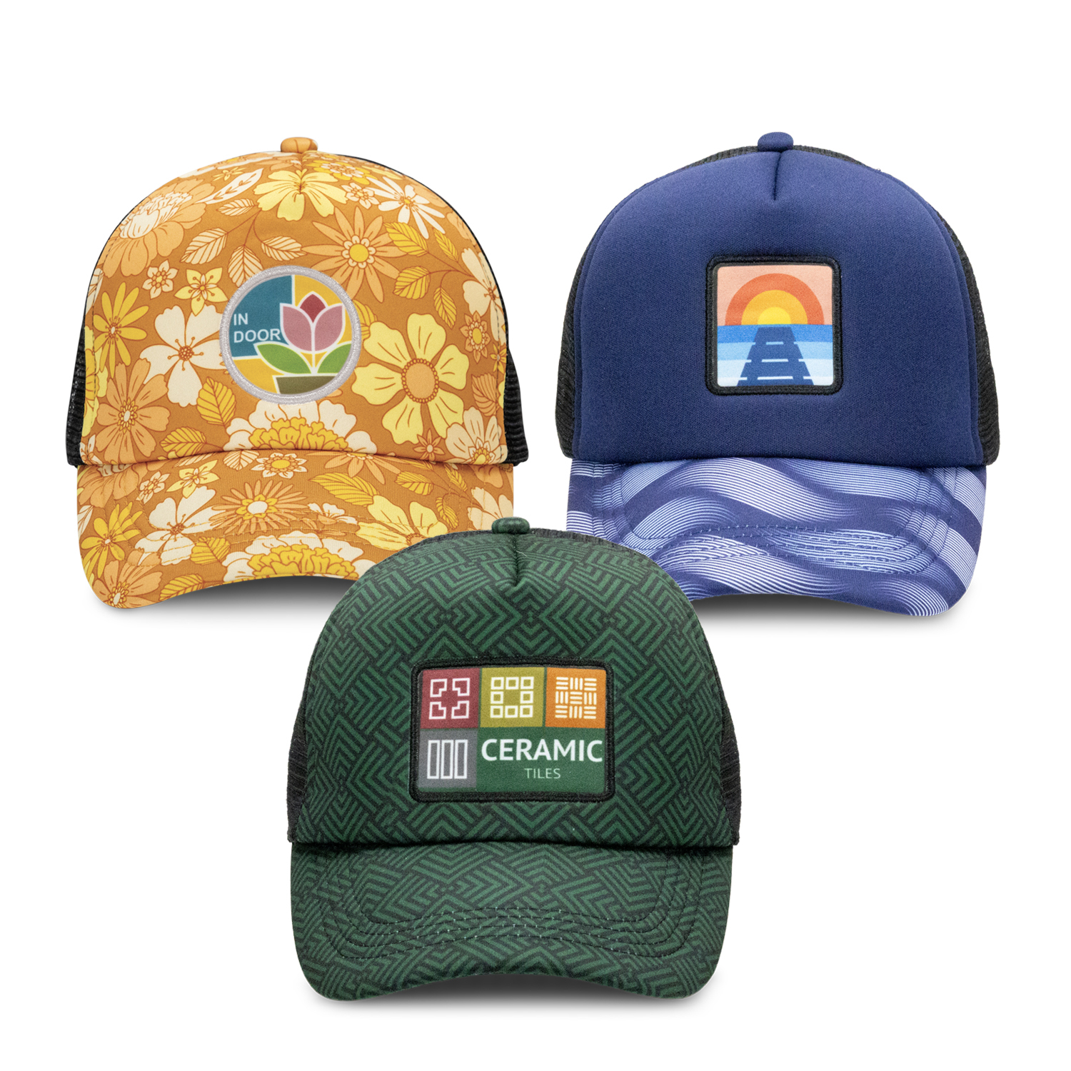 Cruise Custom Cap with Full Colour Patch - Image 2